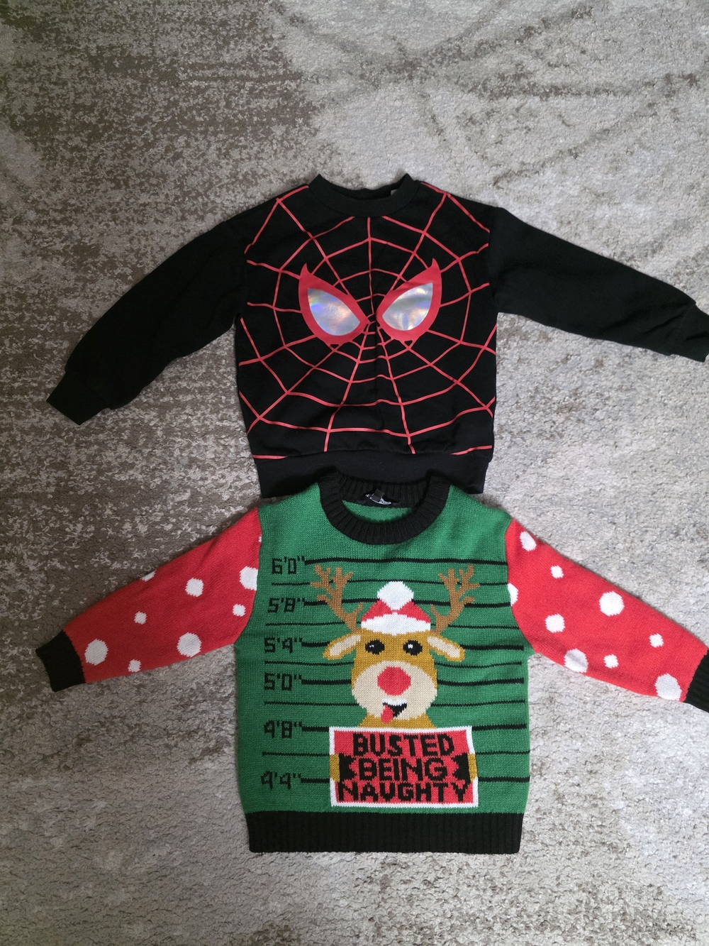 H&M Black Spider-Web Sweatshirt with Pink Accents